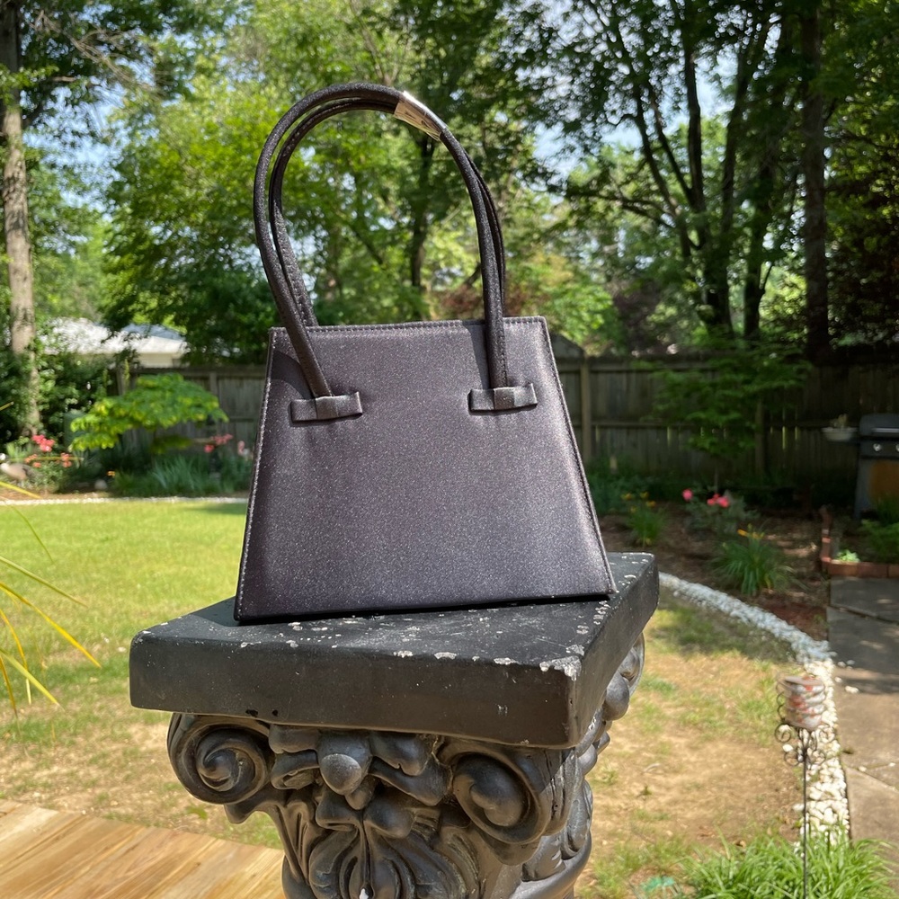 SATIN EVENING BAG
